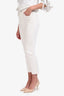 Agolde White Denim Straight Leg 'Remy' Jeans Size 27
