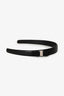Salvatore Ferragamo Black Leather Vara Bow Headband