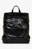 Pre-loved Chanel™ 2022+ Black Shiny Calfskin 22 Backpack