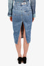 Jacquemus Blue La Jupe De Nimes Criollo Denim Skirt Size 25