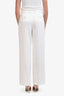 Theory White Linen Blend Trousers Size 4