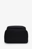 Prada Black Nylon Saffiano Leather Zip Backpack
