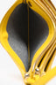 Celine Yellow Lambskin Trio Crossbody Bag with Strap