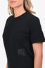 T By Alexander Wang Black Cotton Short Sleeve T-Shirt Size S