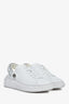 Jimmy Choo White Crystal Slip On Flats Size 37
