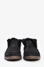 Loro Piana Navy Blue Suede 'Open Walk' Ankle Boot Estimated Size 37