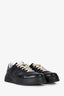 Gucci Black/White Leather GG Embossed Platform Sneakers Size 11 Mens