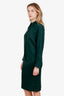 Gucci Green GG Silk Skirt + Top Set Size 40 and 42