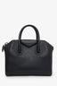 Givenchy Black Leather Small Antigona Bag With Strap