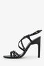 Louis Vuitton Black Monogram Citizen Strappy Sandal Size 38