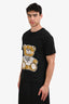 Moschino Couture Black Teddy Bear Logo T-Shirt Size XXS Men's