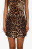 Dolce & Gabbana Leopard Print Shorts Size 42