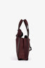 Hermès Burgundy Swift Leather Mini Halzan 22 Crossbody Bag