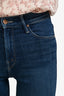 MOTHER Dark Blue Denim High Waisted 'Runaway Stretch' Flared Jeans Size 25