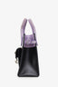 Balenciaga Black/Purple Karung Mini Maillon All Afternoon Bag With Strap