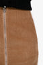 Rag & Bone Camel Corduroy 'Heidi' Mini Skirt Size 25