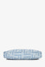 Fendi Light Blue Denim FF 'Tube Pouch' on Chain with Strap