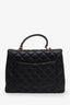 Pre-loved Chanel™ 2015-16 Black Lambskin Trendy CC Large Top Handle Bag