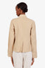 Nili Lotan Khaki Cambre Gabardine Utility Jacket Size S