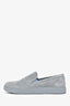 Prada Sports Light Grey Suede Slip-On Shoes Size 39