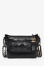Pre-loved Chanel™ 2018 Black Lambskin Leather Small Gabrielle Bag