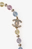 Collier ras-du-cou Chanel Croisière 2026 en fausses perles/perles pastel