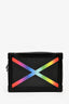 Louis Vuitton 2019 Black Leather Rainbow 'Soft Trunk Taiga' Bag