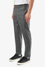 Moncler Grey Wool Slim Fit Trousers Size 44 Men's