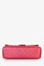 Pre-loved Chanel™ 2014 Iridescent Red Quilted Caviar Leather Maxi Double Flap Bag SHW