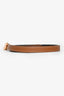 Hermès 2021 Black/Gold Epsom Leather Reversible Belt Size 75