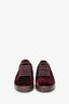 Prada Burgundy Velvet Sneakers Size 37