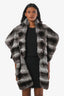Holt Renfrew Grey Chinchilla Fur Stole