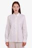 Prada White Poplin Button Down Shirt Size 44