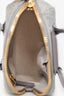 Givenchy Grey Leather Canvas Jacquard 4G Mini Antigona Bag with Strap
