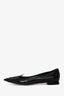 Miu Miu Black Patent Toe Flats Size 35