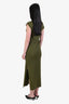 Frame Green Cotton Sleeveless Midi Dress Size XS