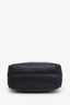 Prada Black Pebbled Leather Double Zip Square Crossbody Bag