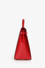 Hermès 2016 Rouge Epsom Leather Kelly 32 with Strap