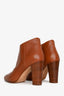 Manolo Blahnik Brown Leather Ankle Booties Size 36