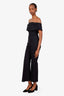 Greta Constantine Black Off-the-Shoulder 'Lucas' Jumpsuit Size XS