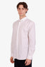 Christian Dior White Embroidered Bee Jewel Button Down Shirt Size 42 Men's