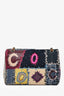 Pre-loved Chanel™ 2012 Spring Summer Limited Edition Patchwork Jumbo Single Flap Shoulder Bag SHW