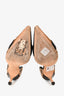 Manolo Blahnik Black/Brown Pony Hair Heels Size 41
