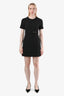 A.L.C. Black Belted Short Sleeve Mini Dress Size 6