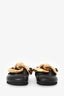 JW Anderson Black Leather Chain Mules Size 38