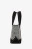 Alexander Wang Black Crystals Embellished Cruiser Mini Tote Bag