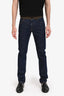 Fendi Dark Washed Zucca FF Logo Slim Jeans Size 30 with Tags Mens