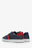 Gucci Grey GG Supreme Canvas Red Python Trim Web Ace Sneakers Size 10 Men's