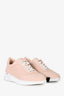 Hermès Pink/White Leather Bouncing Sneakers Size 38