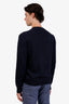 Tom Ford Navy Cotton Silk Crewneck Sweater Size 48 Mens